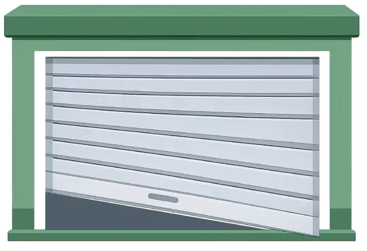 扉の開閉が重いイラスト